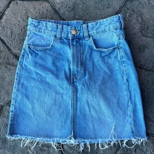 Women’s size 2 blue denim mini skirt